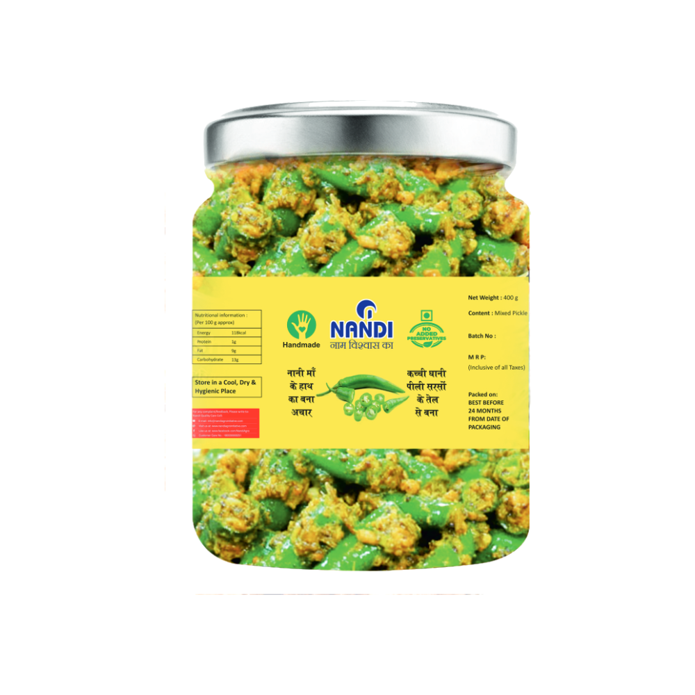 Green Chilli Pickle 400 gm